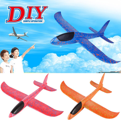 Hand throwing plane hand throwing gliding plane Foam Throwing Glider Airplane Inertia Aircraft Toy Hand Launch Airplane Model