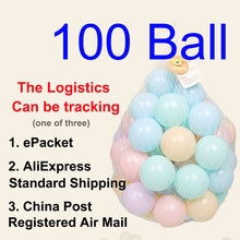 Load image into Gallery viewer, Colors Baby Plastic Balls Water Pool Ocean Wave Ball Kids Swim Pit With Basketball Hoop Play House Outdoors Tents Toy HYQ2