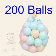 Load image into Gallery viewer, Colors Baby Plastic Balls Water Pool Ocean Wave Ball Kids Swim Pit With Basketball Hoop Play House Outdoors Tents Toy HYQ2