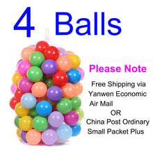 Load image into Gallery viewer, Colors Baby Plastic Balls Water Pool Ocean Wave Ball Kids Swim Pit With Basketball Hoop Play House Outdoors Tents Toy HYQ2