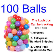 Load image into Gallery viewer, Colors Baby Plastic Balls Water Pool Ocean Wave Ball Kids Swim Pit With Basketball Hoop Play House Outdoors Tents Toy HYQ2